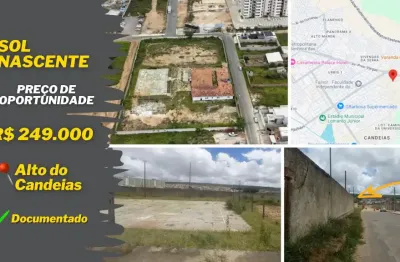 Oportunidade alto do candeias lote 360m², rua asfaltada - vitoria da conquista ba