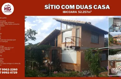 Oportunidade: sitio com duas casas próximo a cachoeiras - ibicoara-ba