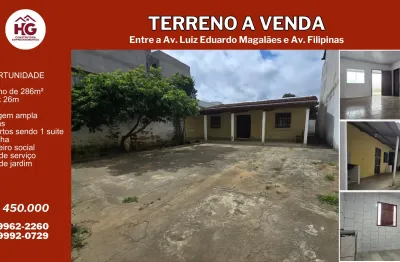 Terreno 286m² com casa próximo Juracy Magalhães Vitoria da Conquista