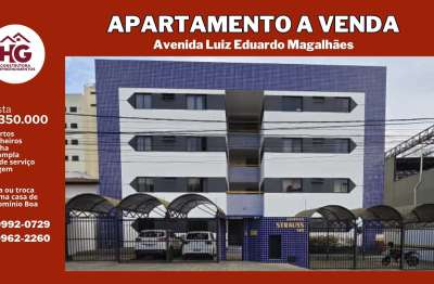 Apartamento 2/4 com 1 escritório, av. Luiz eduardo magalhães