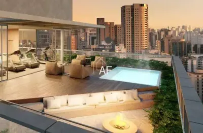 Apartamento para venda no itaim bibi, 1quarto, 1 suíte, 1 vaga de garagem, 53 m²