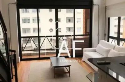 Apartamento (duplex) para venda em cerqueira césar, 1quarto, 1 suíte, 2 vagas de garagem, 75 m²