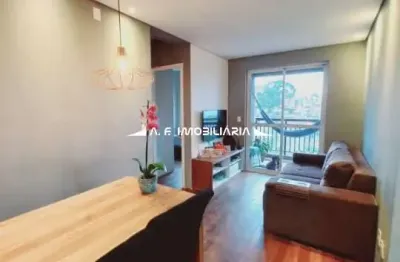 Apartamento em condomínio padrão para venda no bairro no campo limpo, 2 quartos, 1 vaga de garagem, 48m²