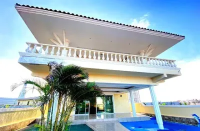 Casa no bairro dunas com 3 quartos, vista mar, 4 vagas de garagem, piscina, próximo a praia