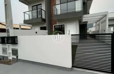 Sobrado geminado 2 quartos com 2 suítes - forquilhas - jms