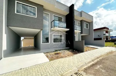 Sobrado em condomínio fechado 03 quartos sendo 01 suite à venda no bairro costeira em são josé dos