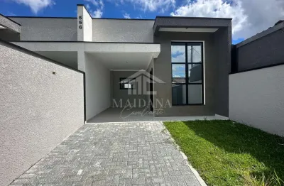 Casa nova com 03 quartos sendo 01 suíte , espaço de terreno à venda, cruzeiro, são josé dos pinhais