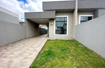 Casa nova com espaço de terreno, 03 dormitórios sendo 01 suíte à venda, cruzeiro, são josé dos pinh