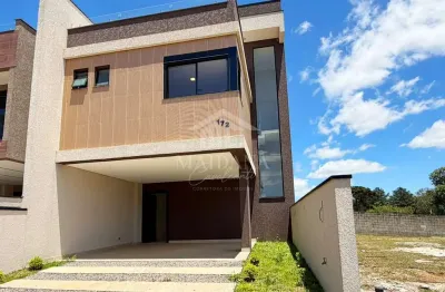 Sobrado em condomínio fechado à venda no bairro costeira, são josé dos pinhais, pr