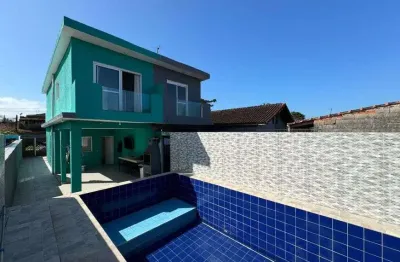 Casa para venda com 3 quartos em verde mar - itanhaém - sp
