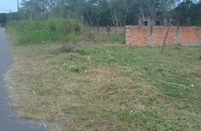 Terreno de chacara com 1.232m² no parque vergara em itanhaem