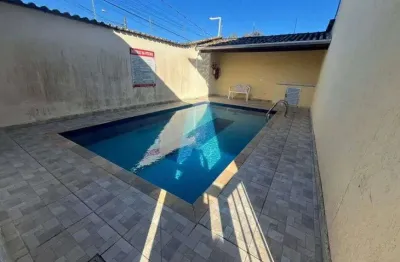 Casa para venda possui 57 metros quadrados com 2 quartos em jardim suarão - itanhaém - sp