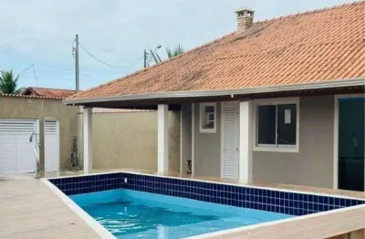 Imóvel para venda possui 150 metros quadrados com 3 quartos em jamaica - itanhaém - sp