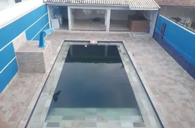Casa alto padrão lado praia com 4 quartos ,piscina no bairro cibratel em itanhaem