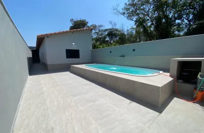 Casa para a venda com piscina no bairro flórida mirim, em mongaguá / sp