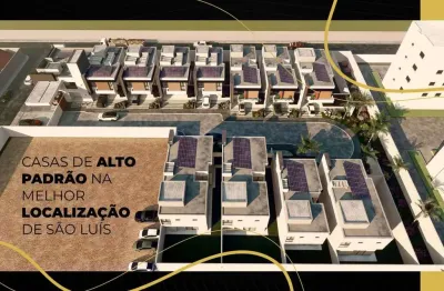 Casa em condomínio para venda em são luís, quintas do calhau, 3 dormitórios, 3 suítes, 4 banheiros