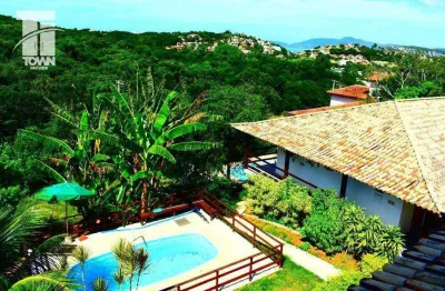 Pousada com 13 dormitórios à venda, 550 m² por r$ 2.590.000,00 - alto de búzios - armação dos búzios/rj