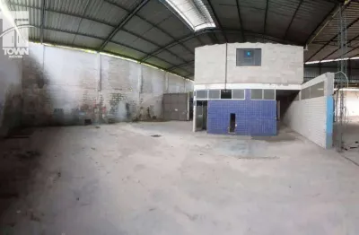 Galpão para alugar, 1200 m² por r$ 7.500,00/mês - galo branco - são gonçalo/rj