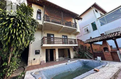 Casa com 3 dormitórios para alugar, 200 m² por r$ 3.500,00/mês - sape - niterói/rj