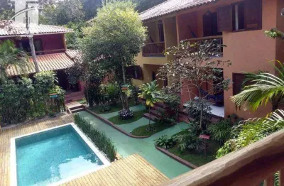 Pousada com 12 dormitórios à venda, 550 m² por r$ 5.550.000,00 - arraial d' ajuda - porto seguro/ba