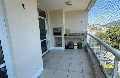 Apartamento com 3 dormitórios à venda, 120 m² por r$ 660.000 - itaipu - niterói/rj