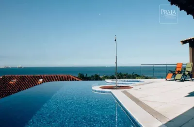 Casa 4 quartos à venda no morro do moreno, com 420m² vista ampla para mar - vila velha/es