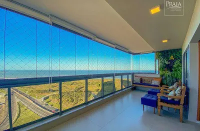 Apartamento com 4 dormitórios à venda, 147 m² por r$ 2.000.000,00 - jockey de itaparica - vila velha/es