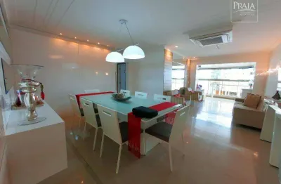 Apartamento com 3 dormitórios à venda, 187 m² por r$ 2.000.000,00 - praia da costa - vila velha/es