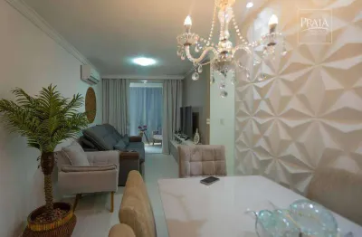 Apartamento com 3 dormitórios à venda, 71 m² por r$ 760.000,00 - praia de itaparica - vila velha/es