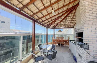 Linda cobertura com 3 dormitórios à venda, 230 m² por r$ 2.680.000 - praia de itaparica