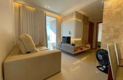 Apartamento com 3 dormitórios à venda, 73 m² por r$ 875.000,00 - praia de itaparica - vila velha/es