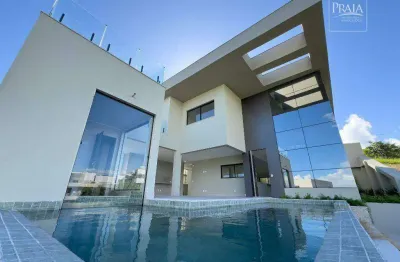 Casa com 4 dormitórios à venda, 435 m² por r$ 4.950.000,00 - santa paula - vila velha/es