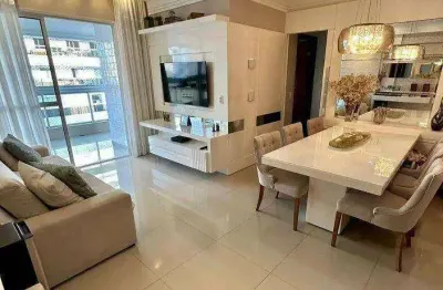 Apartamento com 3 dormitórios à venda, 110 m² por r$ 1.740.000,00 - praia da costa - vila velha/es