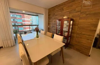 Apartamento com 4 dormitórios à venda, 150 m² por r$ 1.500.000,00 - praia da costa - vila velha/es