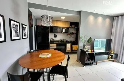 Porteira fechada!  apartamento com 2 dormitórios à venda, 65 m² por r$ 589.000 - praia de itaparica - vila velha/es
