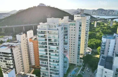 Apartamento com 3 dormitórios à venda, 173 m² por r$ 2.690.000,00 - praia da costa - vila velha/es