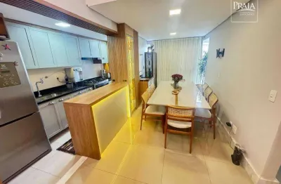 Cobertura com 4 dormitórios à venda, 150 m² por r$ 1.590.000,00 - praia de itaparica - vila velha/es