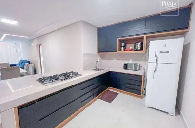 Apartamento com 2 dormitórios à venda, 80 m² - praia da costa - vila velha/es