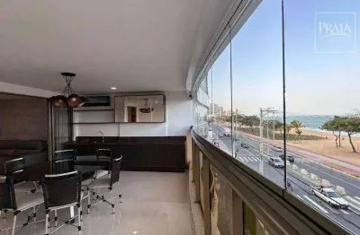 Apartamento com 4 dormitórios à venda, 209 m² por r$ 5.200.000,00 - praia de itaparica - vila velha/es