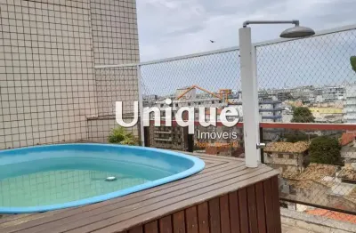 Cobertura triplex, 226m2, vila nova- cabo frio, á venda por r$1.150.000,00