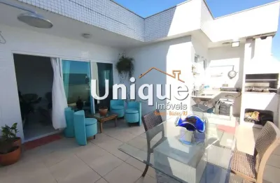 Linda cobertura duplex com 3 suítes, na vila nova, à venda por r$950.000,00