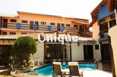 Pousada, 874m2, praia grande - arraial do cabo, à venda por r$ 4.500.000,00