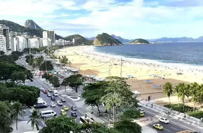 Apartamento de frente para o mar, em copacabana  -  rio de janeiro
