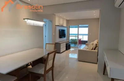 Apartamento 3 dormitórios mobiliado vista mar - vila são paulo, mongaguá