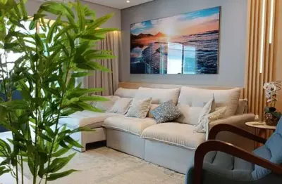 Apartamento alto padrão decorado e mobiliado 4 suítes no centro de mongaguá!!!