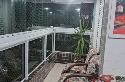Apartamento 2 dormitórios sacada gourmet vista mar no bairro anhanguera em mongaguá