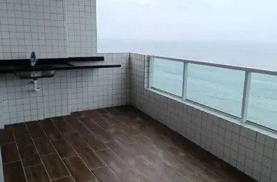 Apartamento frente mar 3 dormitórios à venda, bairro florida - praia grande.