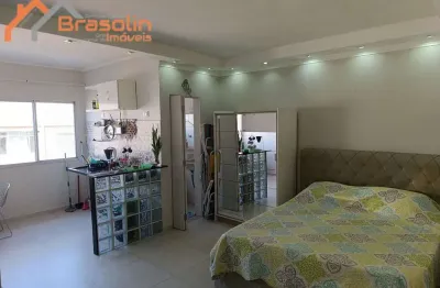Kitnet / stúdio à venda na avenida marina, centro, mongaguá, 30 m2 por r$ 159.000