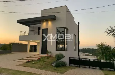 Sobrado minimalista à venda com vista privilegiada no condomínio terras da alvorada, em jundiaí-sp