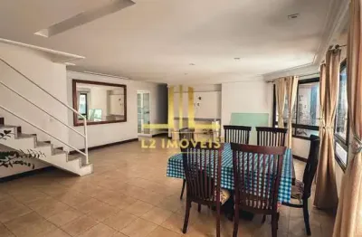 Apartamento cobertura - 4 quartos sendo 2 suítes - vista mar - corredor da vitoria